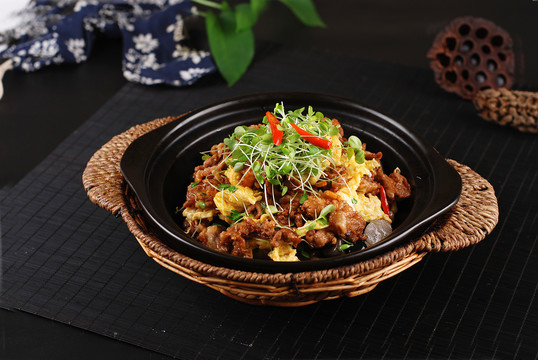 石烹桂花羊肉