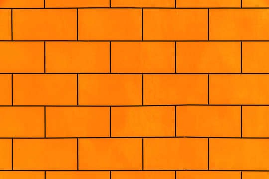 橙色工字墙砖