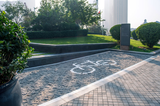 自行车停放区域