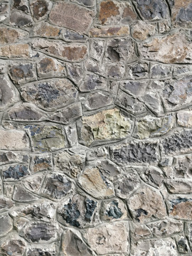 毛石头墙纹理贴图材质素材