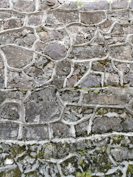 勾缝毛石头墙纹理贴图材质素材