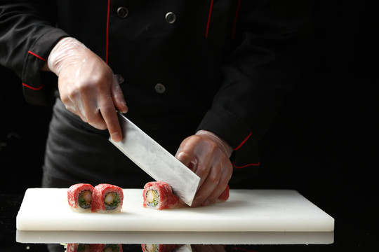手切寿司卷