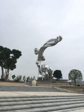 九龙湖雕塑