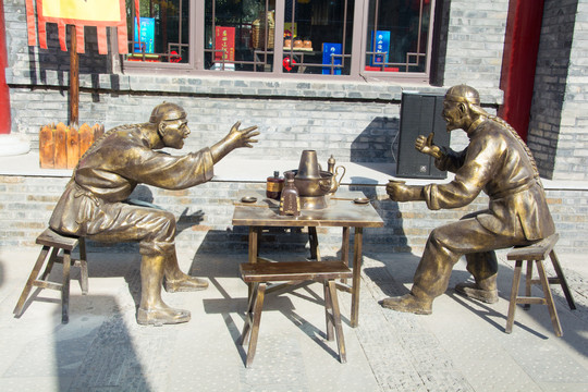 食客雕塑