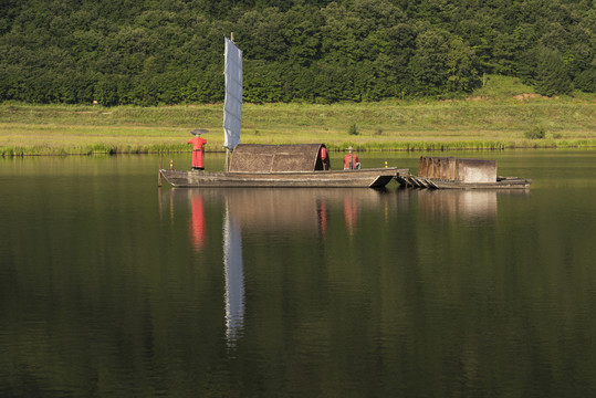 中国湖北神农架大九湖湿地公园