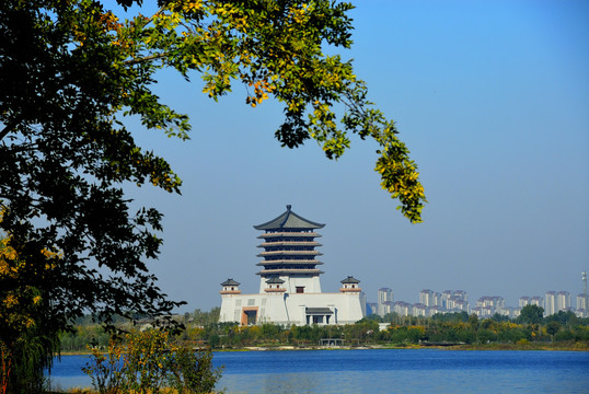 大汶河秋色风光