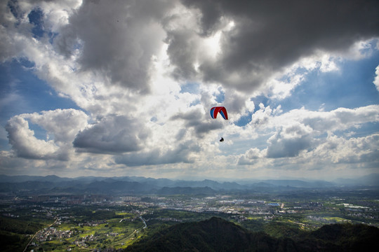 空中滑翔