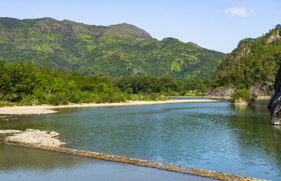 楠溪江山水风光高清图