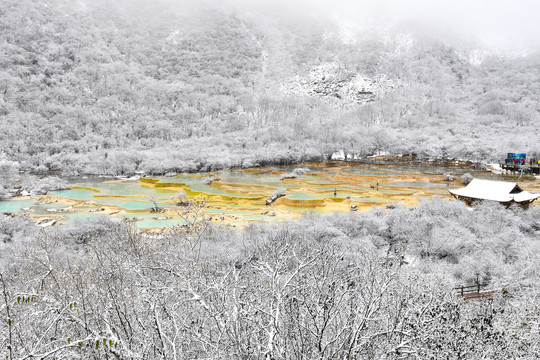 四川黄龙风景