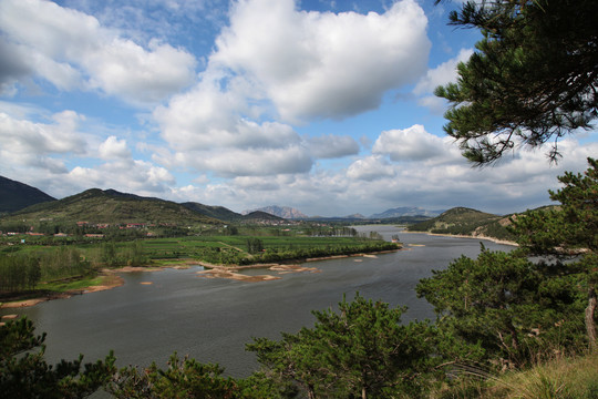 西坝美景