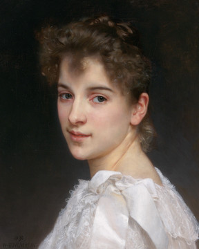 皮埃尔·奥古斯特·库特欧洲女士肖像