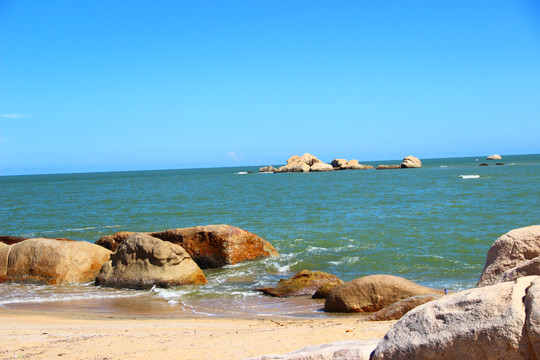 台山三山岛大海