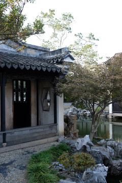 中式园林建筑客厅