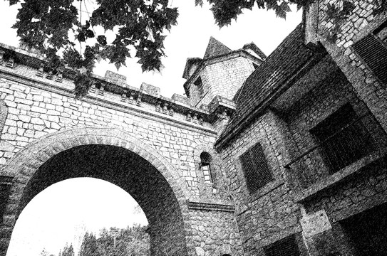 白鹿镇中世纪城堡