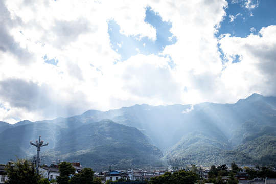 中国云南省大理市苍山自然风光