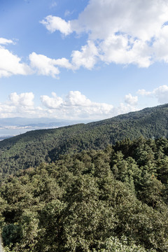 中国云南省大理市苍山自然风光