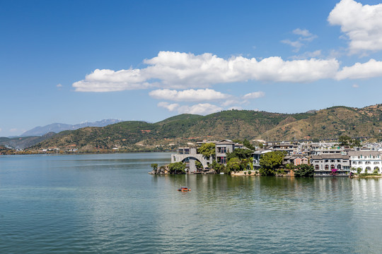 大理双廊洱海湖景风光