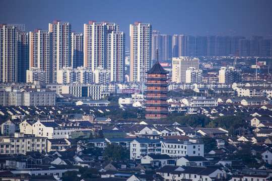 眺望北寺塔