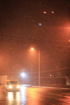下雪的夜晚