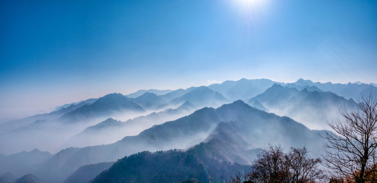 秦岭南五台山