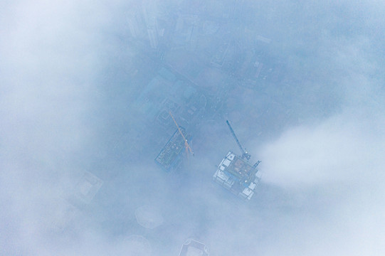雾锁津沽天津的雾霾