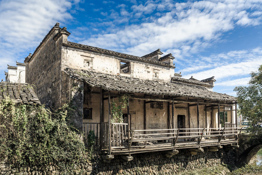 皖南古村落黟县卢村