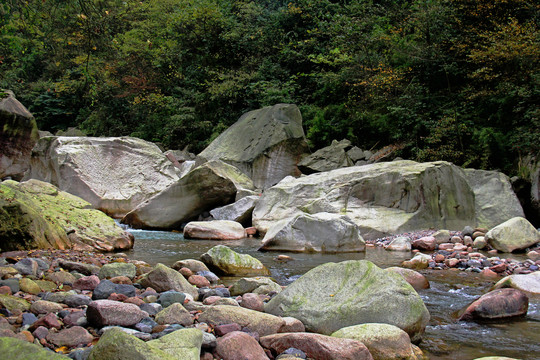 河坝乱石