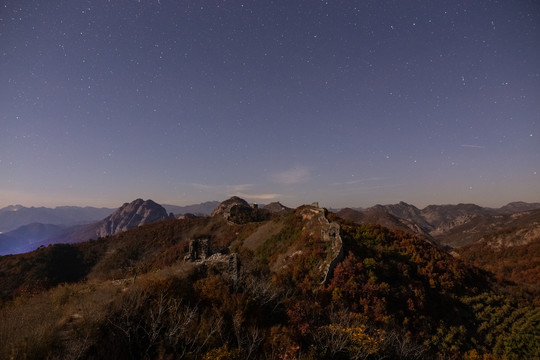 长城星空