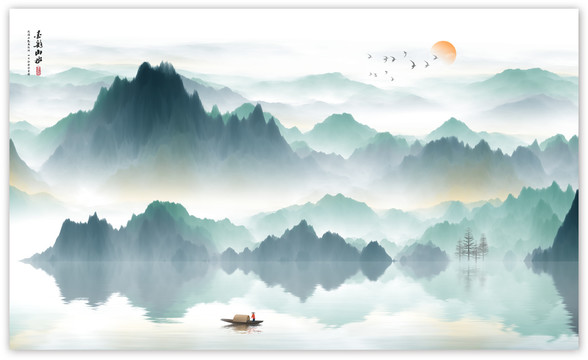 山水画