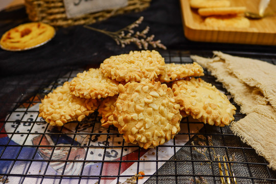 花生酥饼干