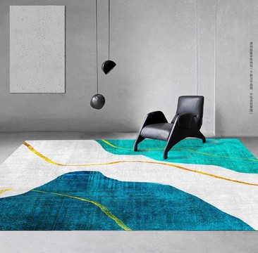 地毯地垫抽象北欧手绘设计