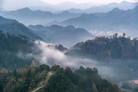 水墨山水风光