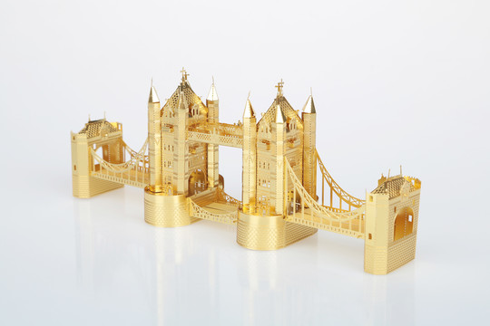 全金属伦敦塔桥模型