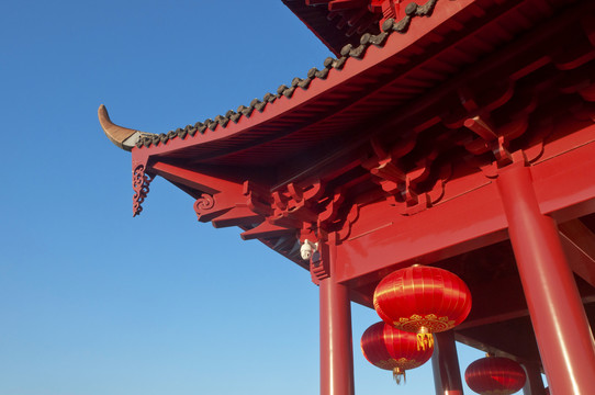 中式传统建筑屋角