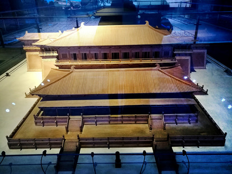 唐代建筑模型