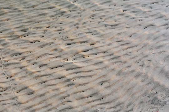 水下的沙子