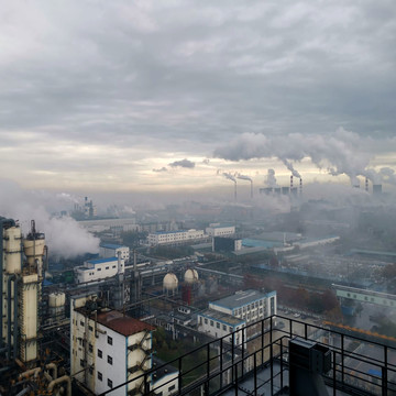 大气污染热电厂废气工业城市排污