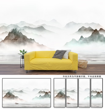 新中式水墨画