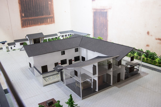 桂东唐家大屋模型图