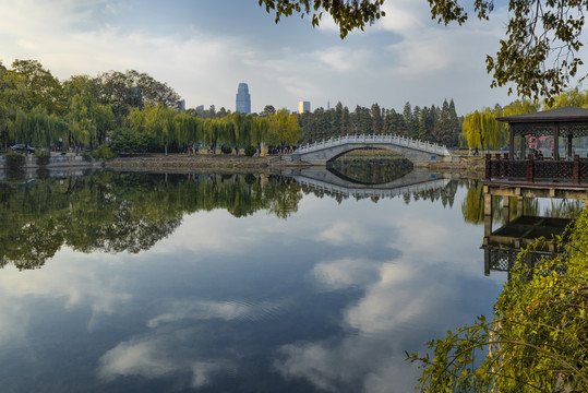 中国湖北武汉东湖碧潭观鱼风景区