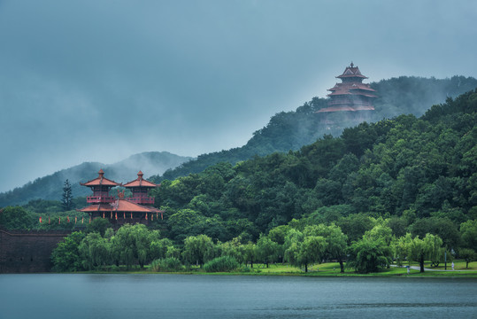 中国湖北武汉东湖磨山楚城