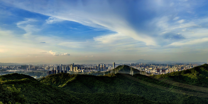 深圳龙华区全景