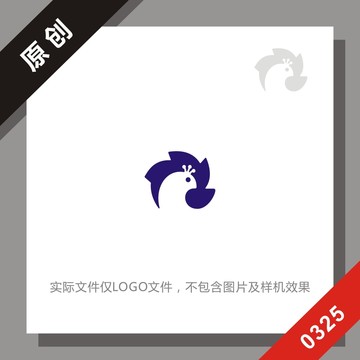 黑标系列孔雀logo