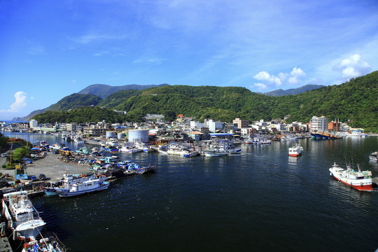 台湾渔港码头