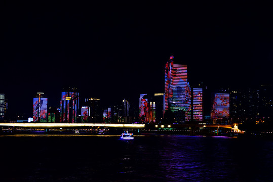 广州珠江夜景灯光秀