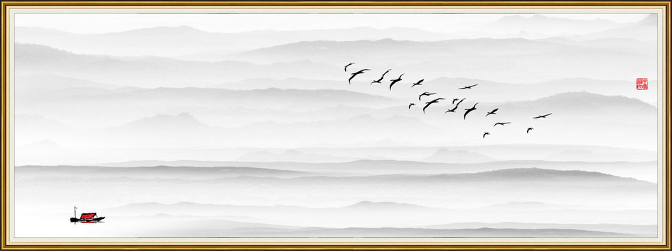 写意山水画
