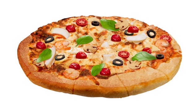 披萨三维图