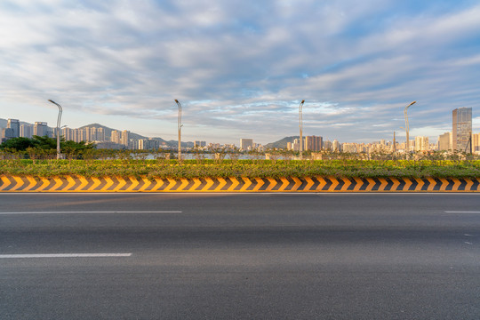 城市公路背景图