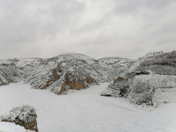 陕北雪景