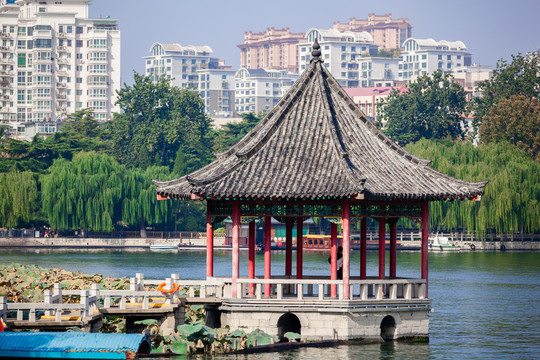 济南大明湖景区